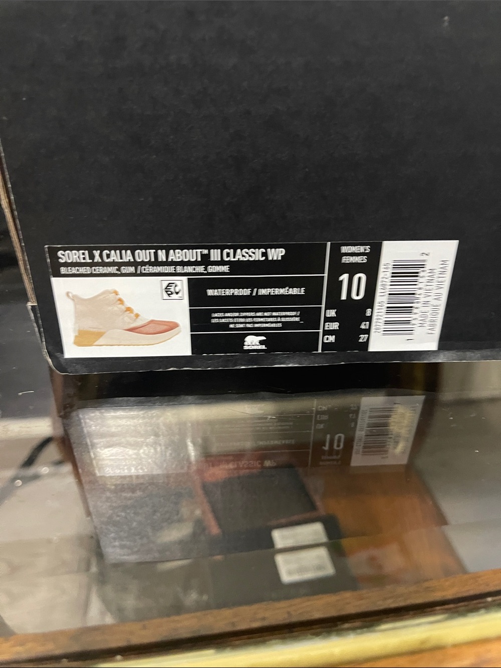 Sorel Out N About III Classic WP Sneakers - Bleached Ceramic & Gum